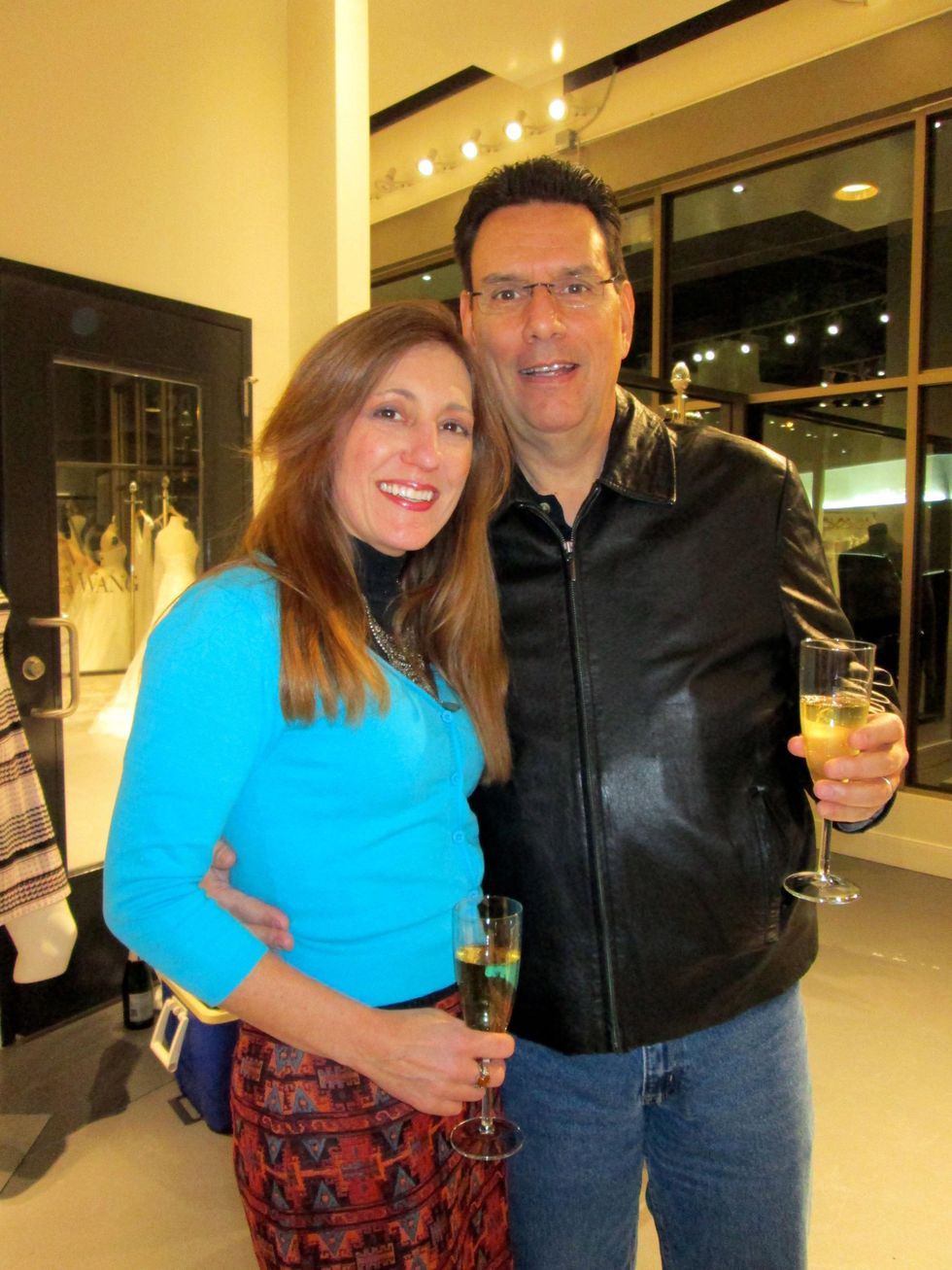 Brooke and Greg Candelaria at David Zyla at Atrium Ready to Wear January 2014