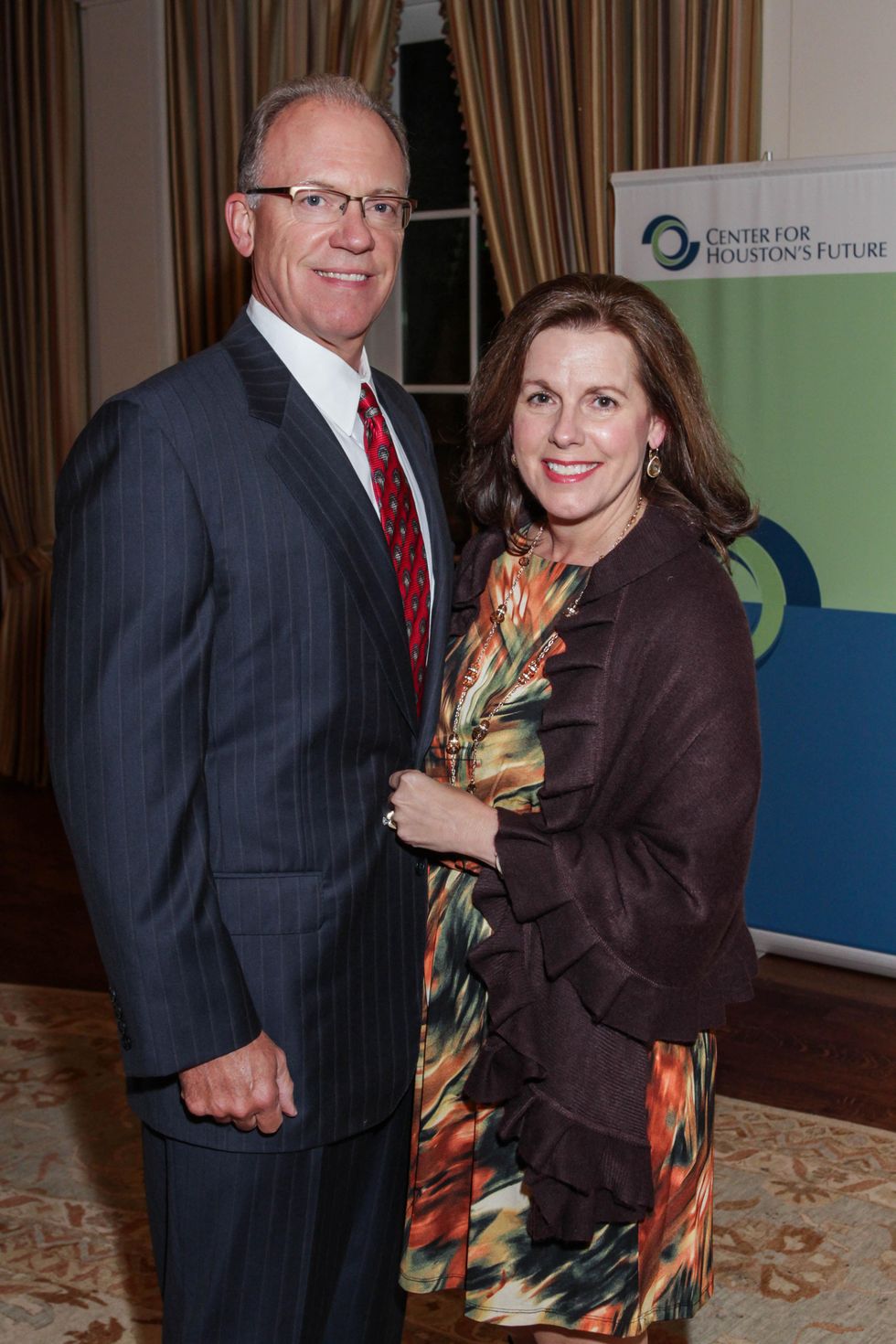 Bruce and Marguerite Culpepper at the Center for Houston's Future dinner November 2014