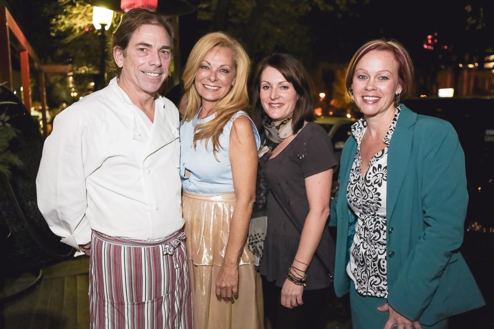 Bruce Molzan, from left, Page Parkes, Vicki Snow and Shannon Russel at the Page Parkes & Ruggles Black Holiday Soiree December 2014