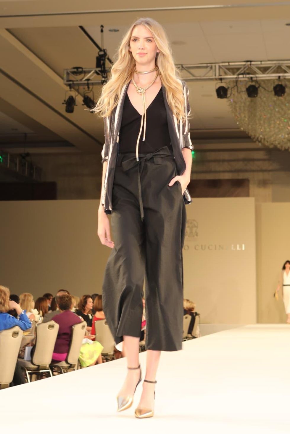 Brunello Cucinelli runway show at Best Dressed Luncheon 2017