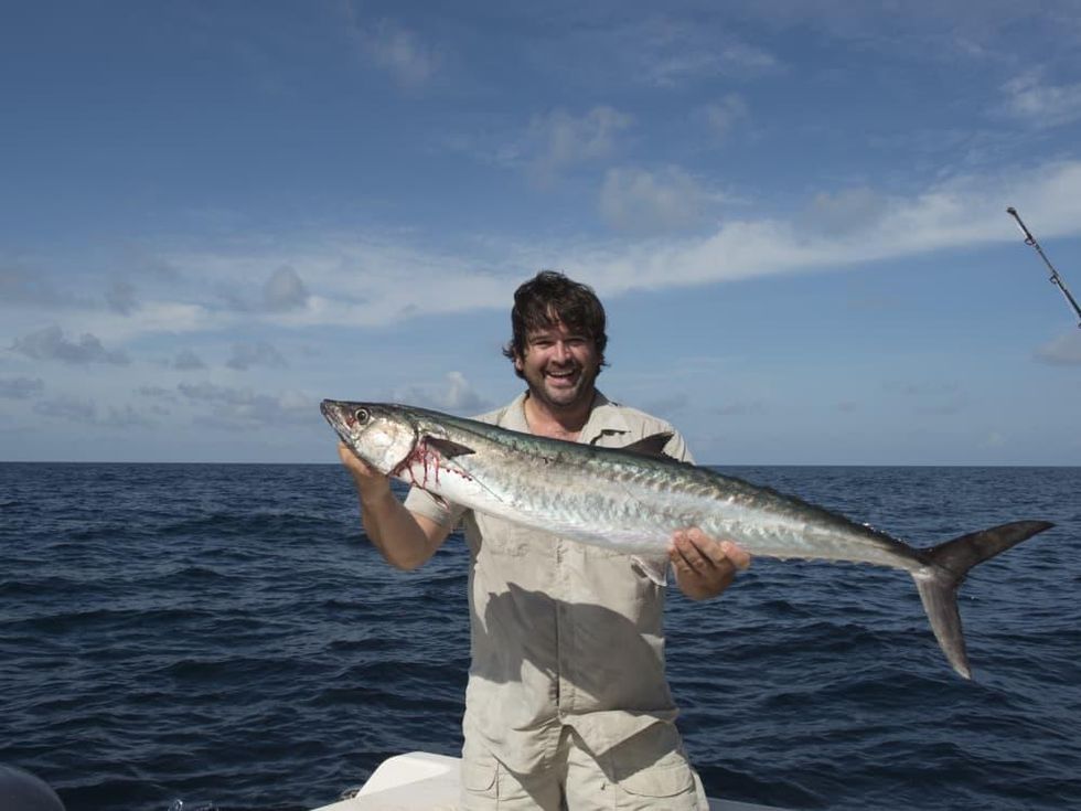 Bryan Caswell with king mackerel