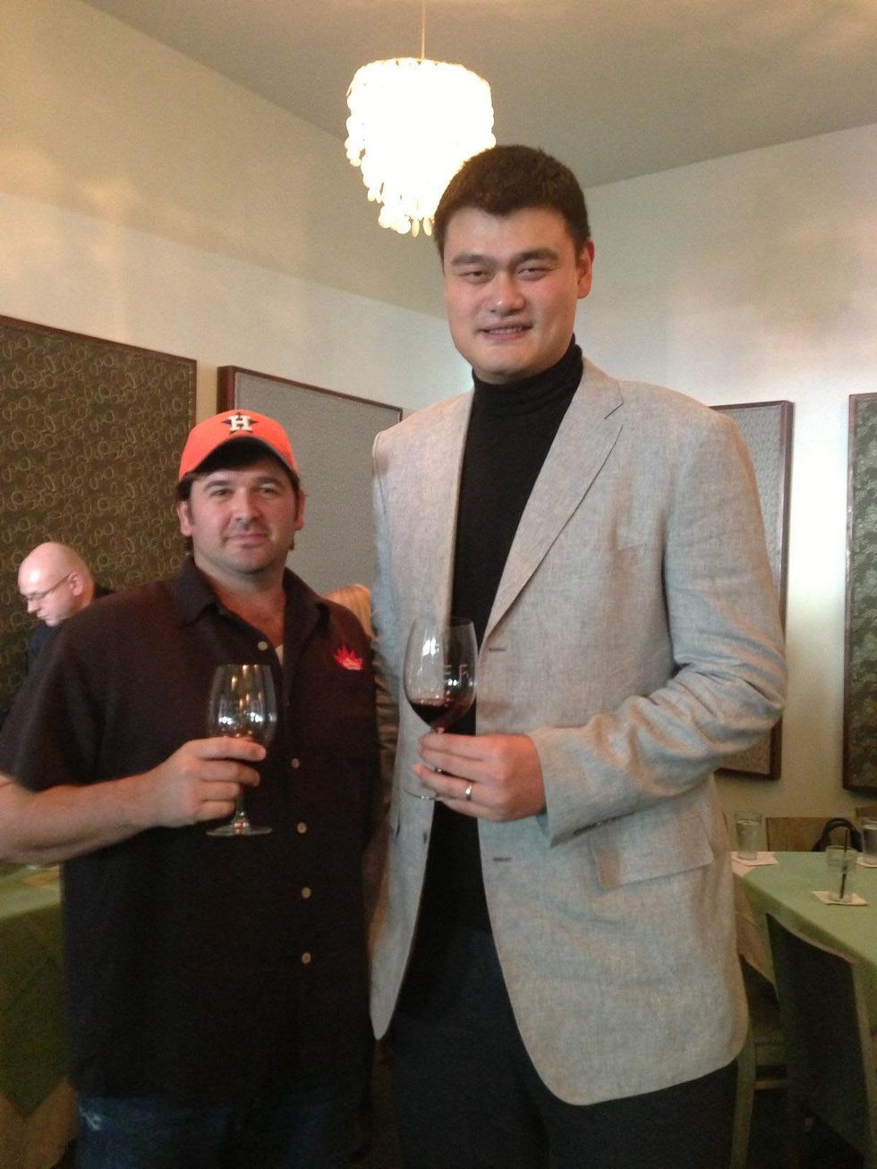 Bryan Caswell, Yao Ming, February 2013