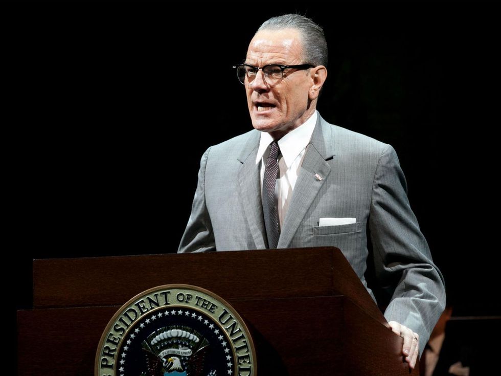 Bryan Cranston as LBJ in All the Way