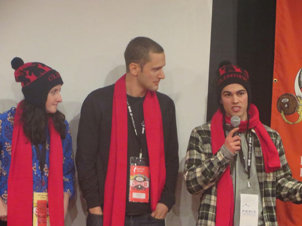 Bubba Fish, Gabi Chennisi Duncombe and Michael Steves premiere Clinger at Slamdance Festival