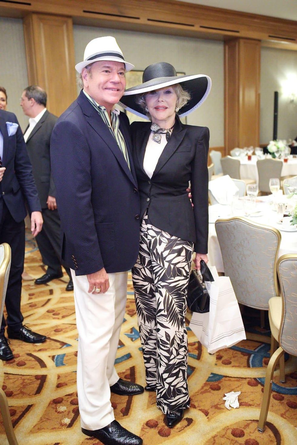 Bubba McNeely, Joanne King Herring at Great Age Movement fundraiser