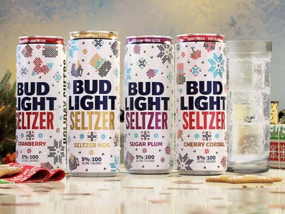 Bud Light Seltzer holiday cans