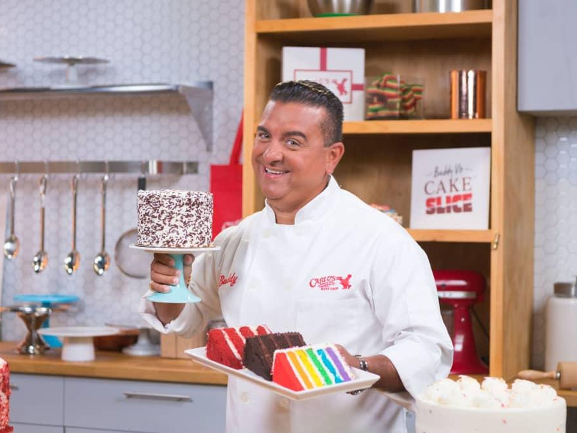 Buddy Valastro cake slice ghost kitchen