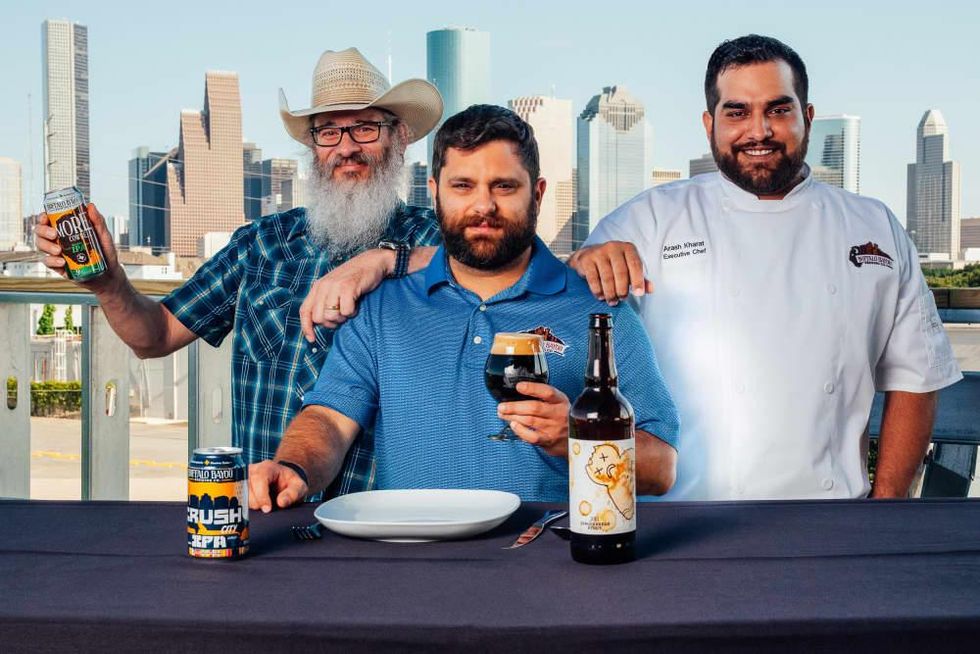 Buffalo Bayou Brewing Company Troy Witherspoon Rassul Zarinfar Arash Kharat