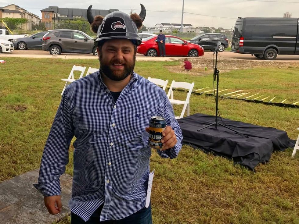 Buffalo Bayou Brewing groundbreaking Rassul Zarinfar