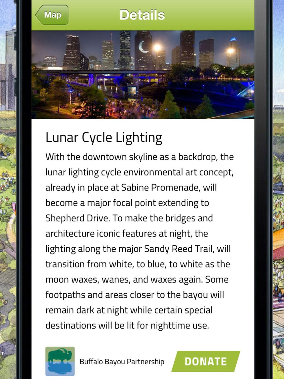 Buffalo Bayou Guide App