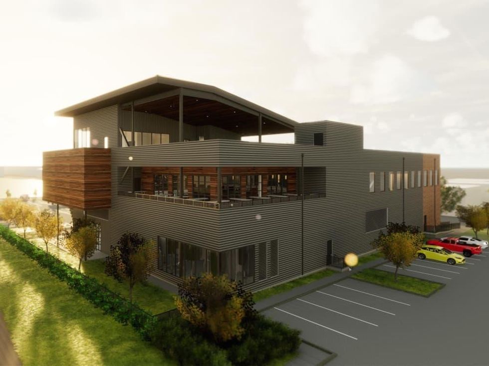 Buffalo Bayou new brewery exterior view