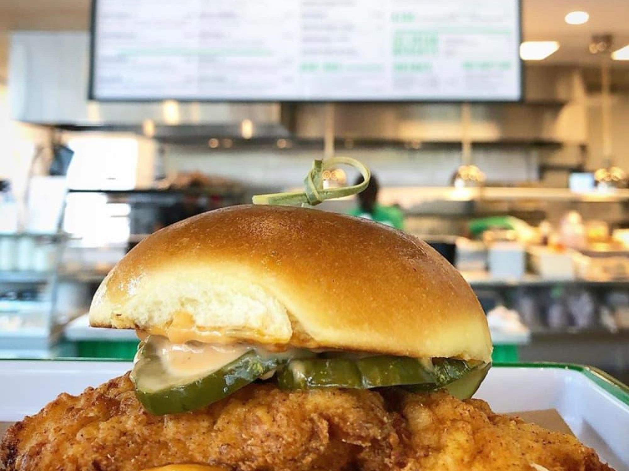 Buffburger yardbird chicken sandwich