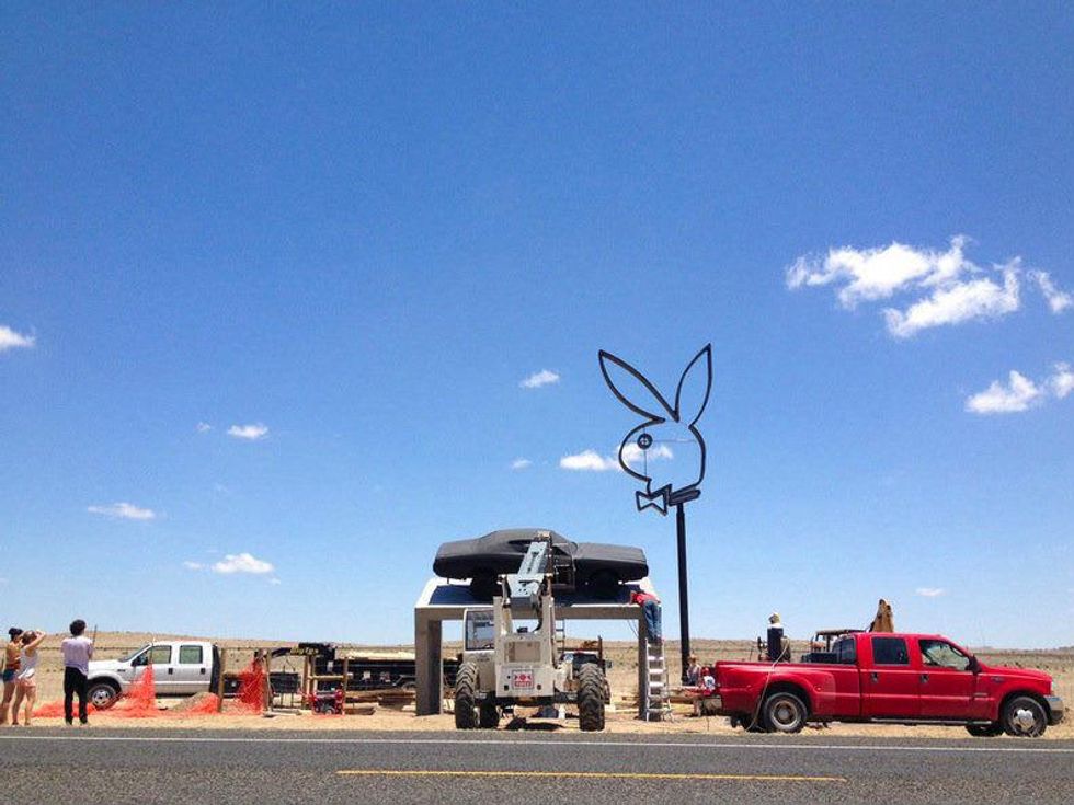 building playboy marfa