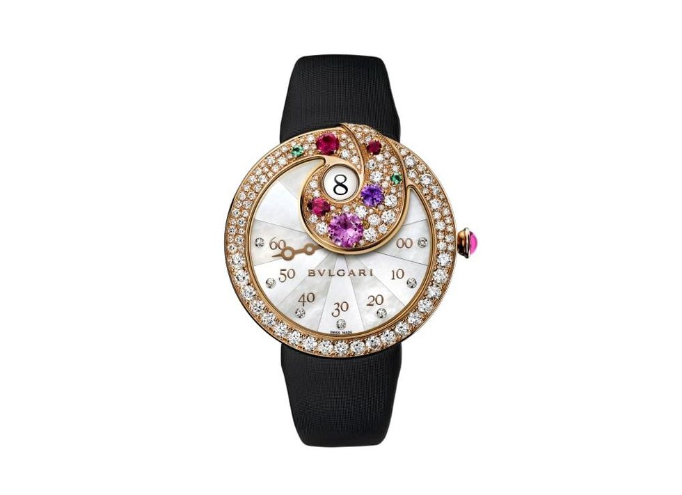 Bulgari Color of Time jumping hour and retrograe minutes watch at Zadok