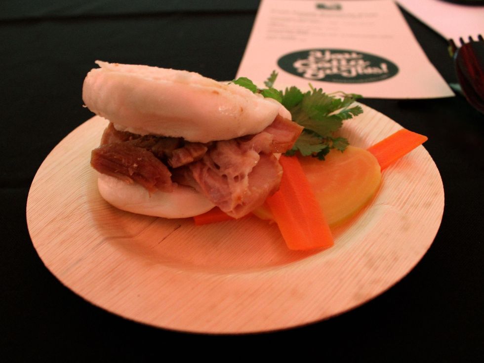 Bun B introduces You've Gotta Try This! blog at Free Press Summer Festival Uchi media breakfast