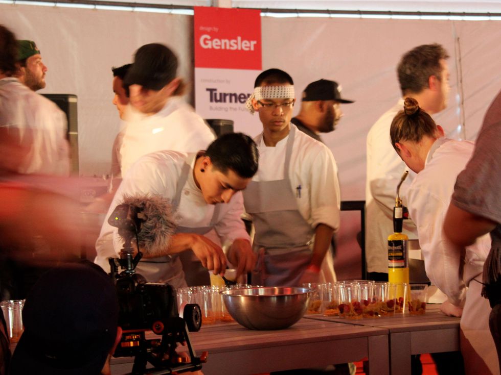 Bun B introduces You've Gotta Try This! blog at Free Press Summer Festival Uchi media breakfast