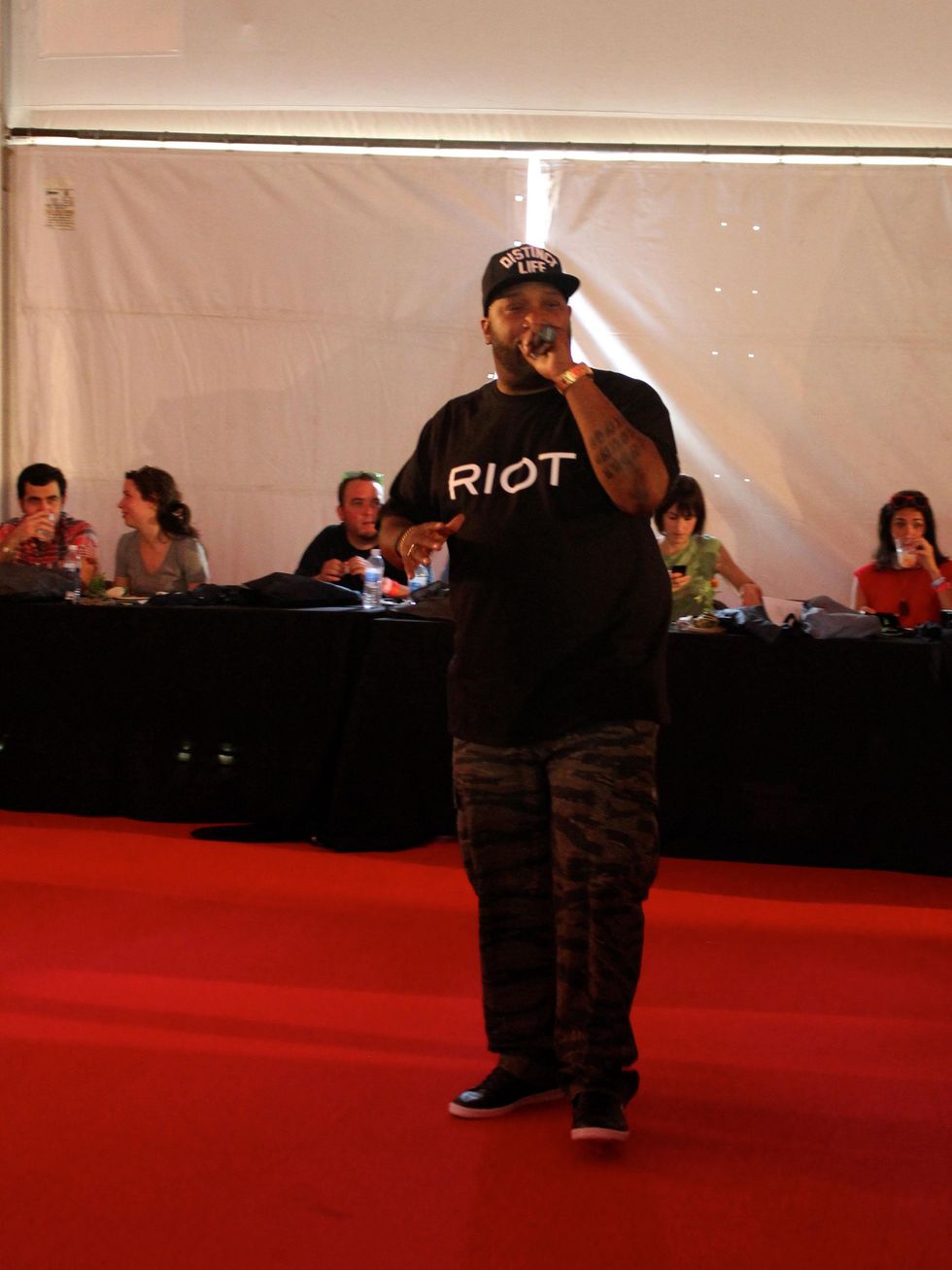 Bun B introduces You've Gotta Try This! blog at Free Press Summer Festival Uchi media breakfast