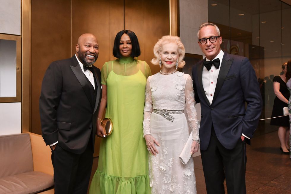 Bun B, Queenie, Lynn Wyatt, and Mark Sullivan.