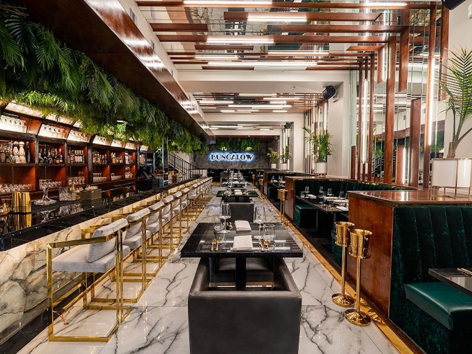 Bungalow downtown dining interior