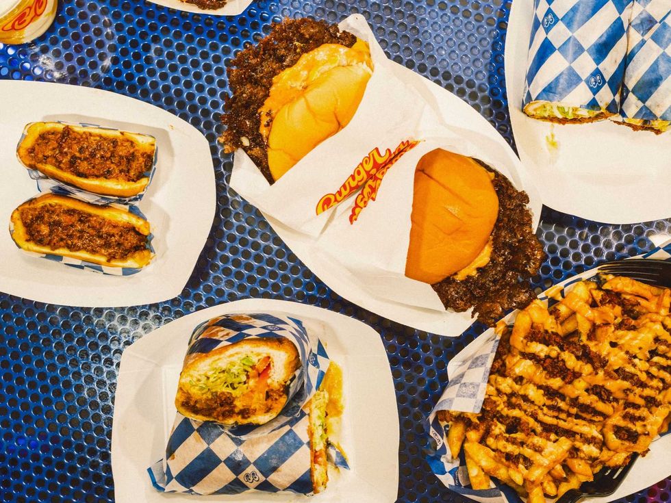 Burger Bodega food spread