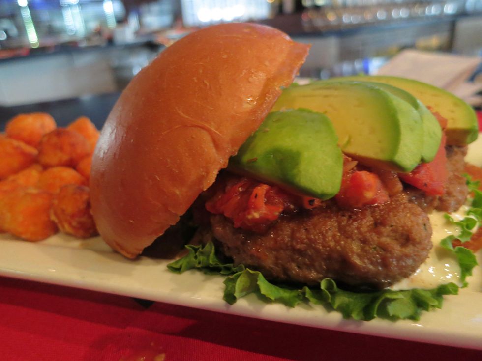 burger Houston Texan's Grille Turkey burger