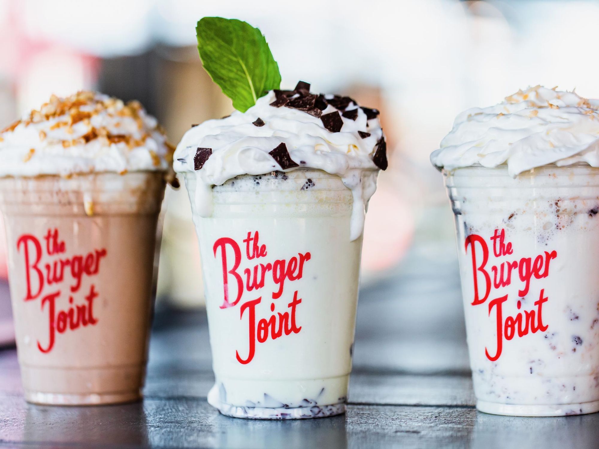 Burger Joint boozy milkshakes