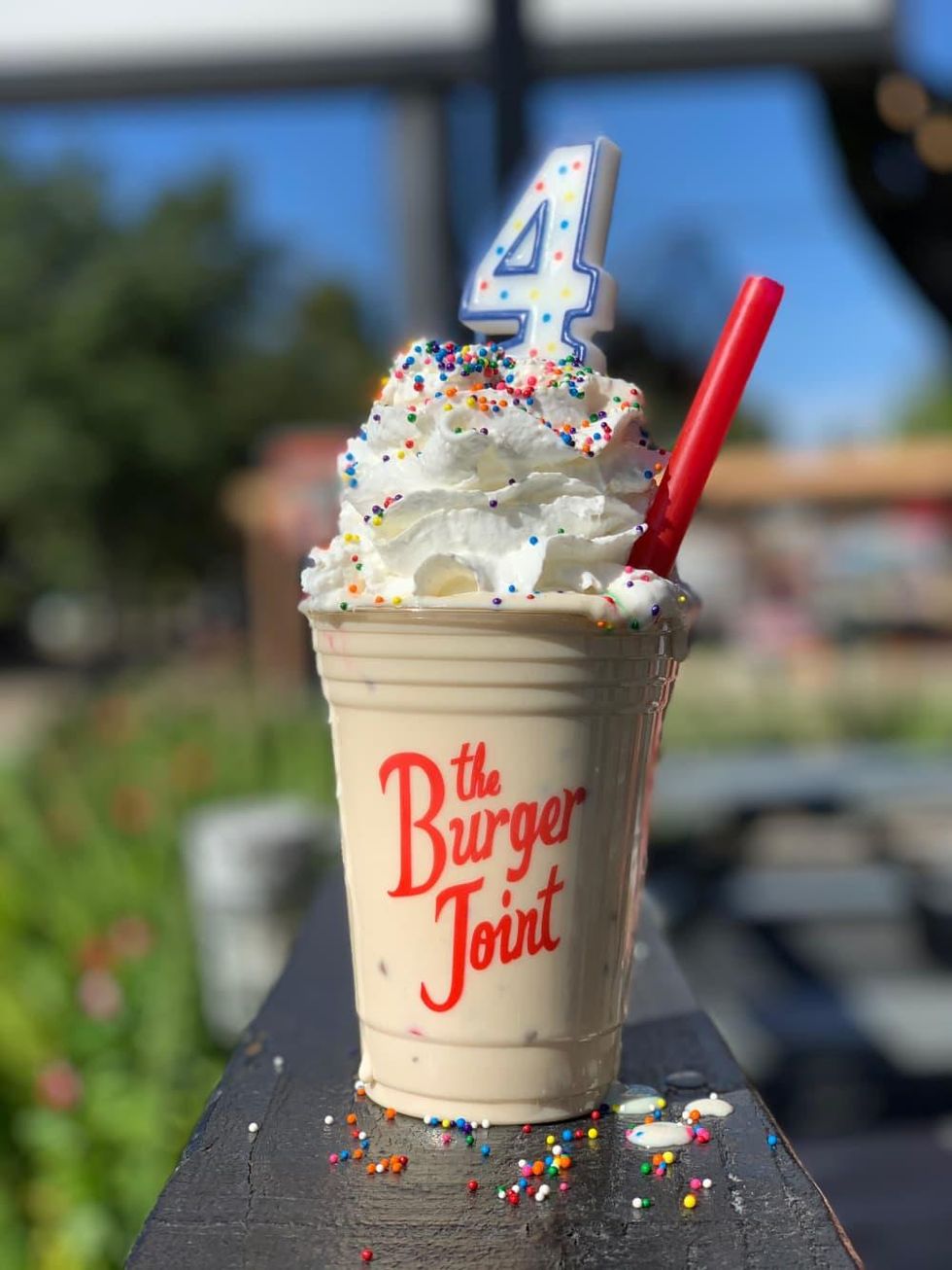 Burger Joint Cookie Butter milkshake