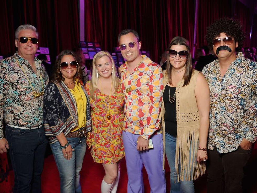 Butch and Carmen Mach, Julie and Rob Goytia and Carrie and John Vallone at the Alley Theatre Gala