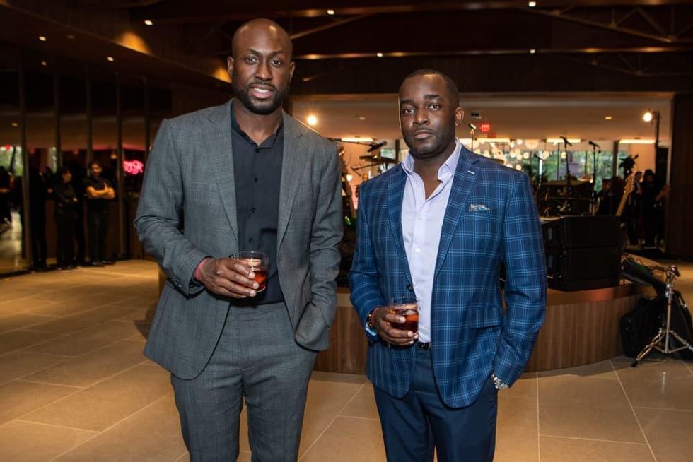 C. Baldwin grand opening 2019 Acho Azvike, Chris Oramasionwu