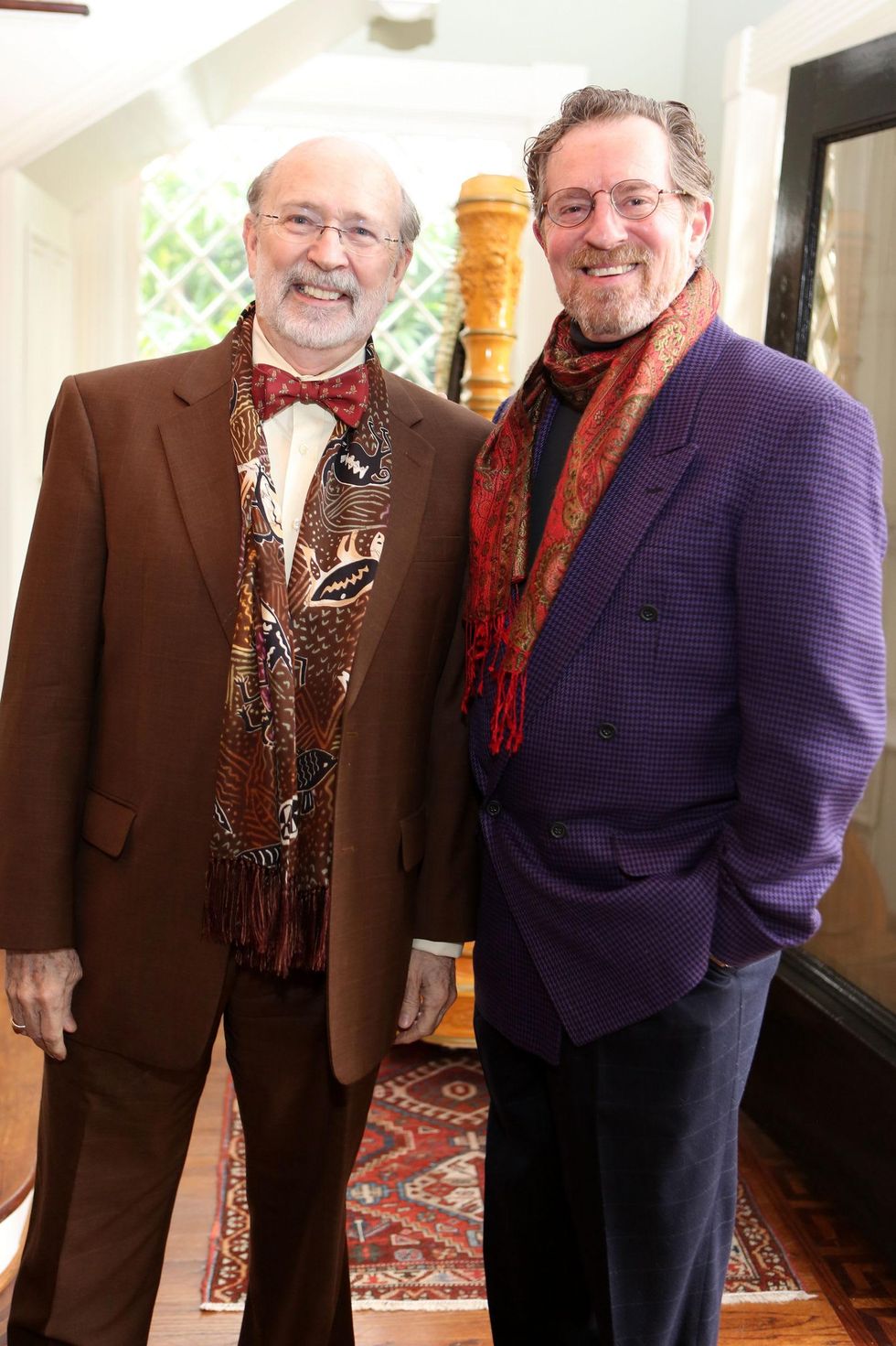C.C. Conner, left, and D.L. Grover at the Houston Grand Opera Tea March 2015