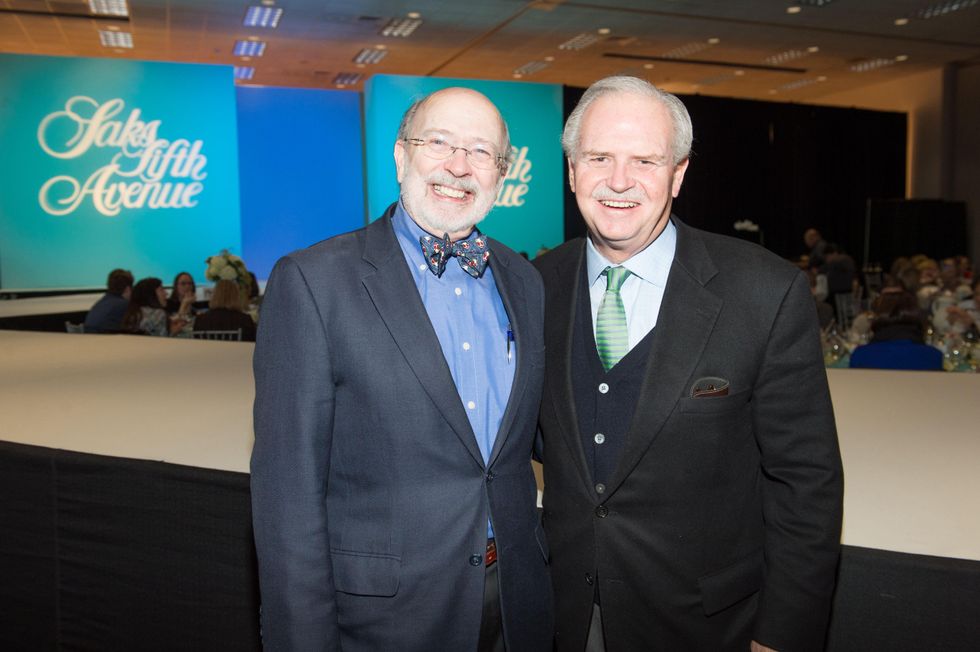 C.C. Conner, left, and Jim Furr at the Nutcracker Market Saks luncheon and fashion show November 2014