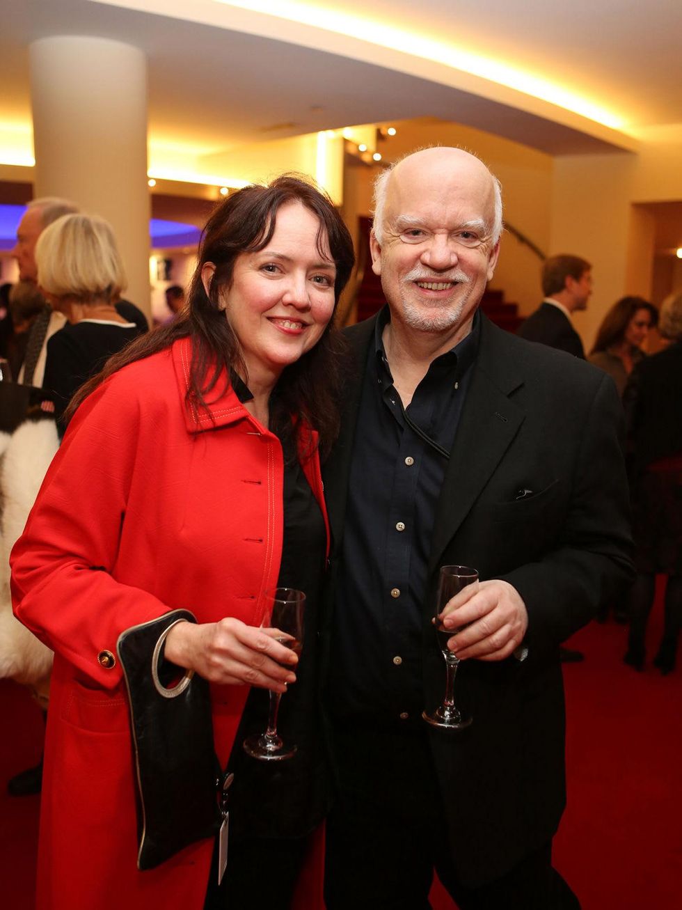 C.C. Garner and Scott Ensell at the Alley Theatre Opening Night Dinner January 2014