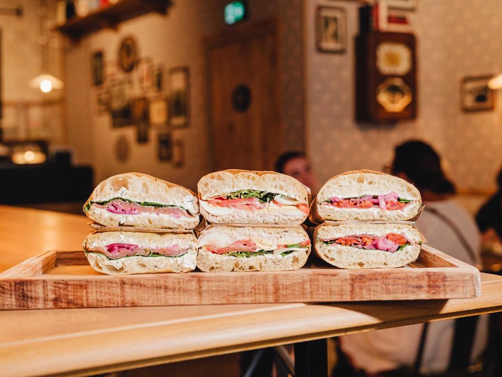 Cafe Feuillette sandwiches