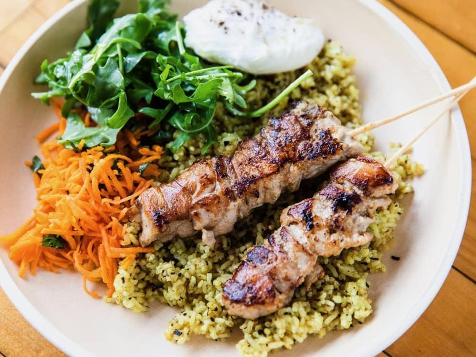 Cafe Louie preserved lemon chicken