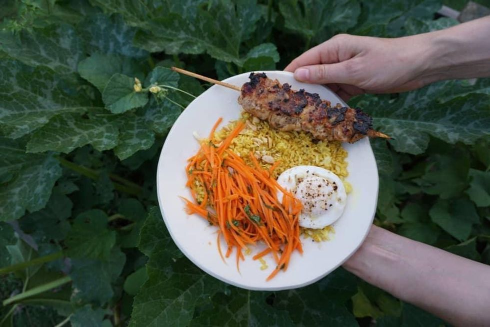 Cafe Louie preserved lemon chicken