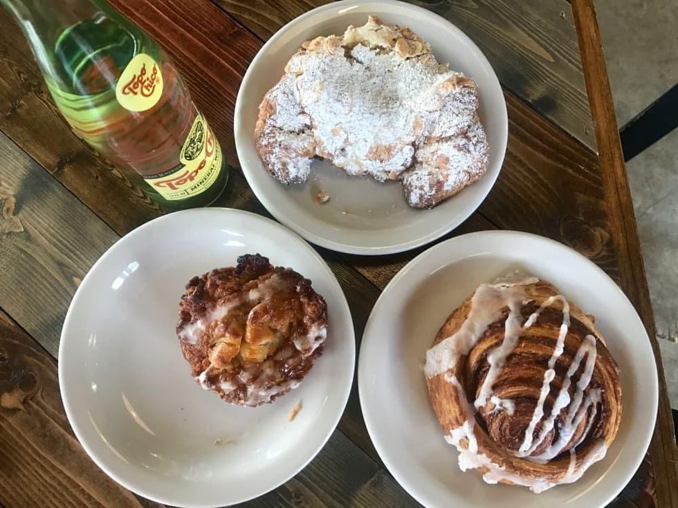 Cake and Bacon pastries