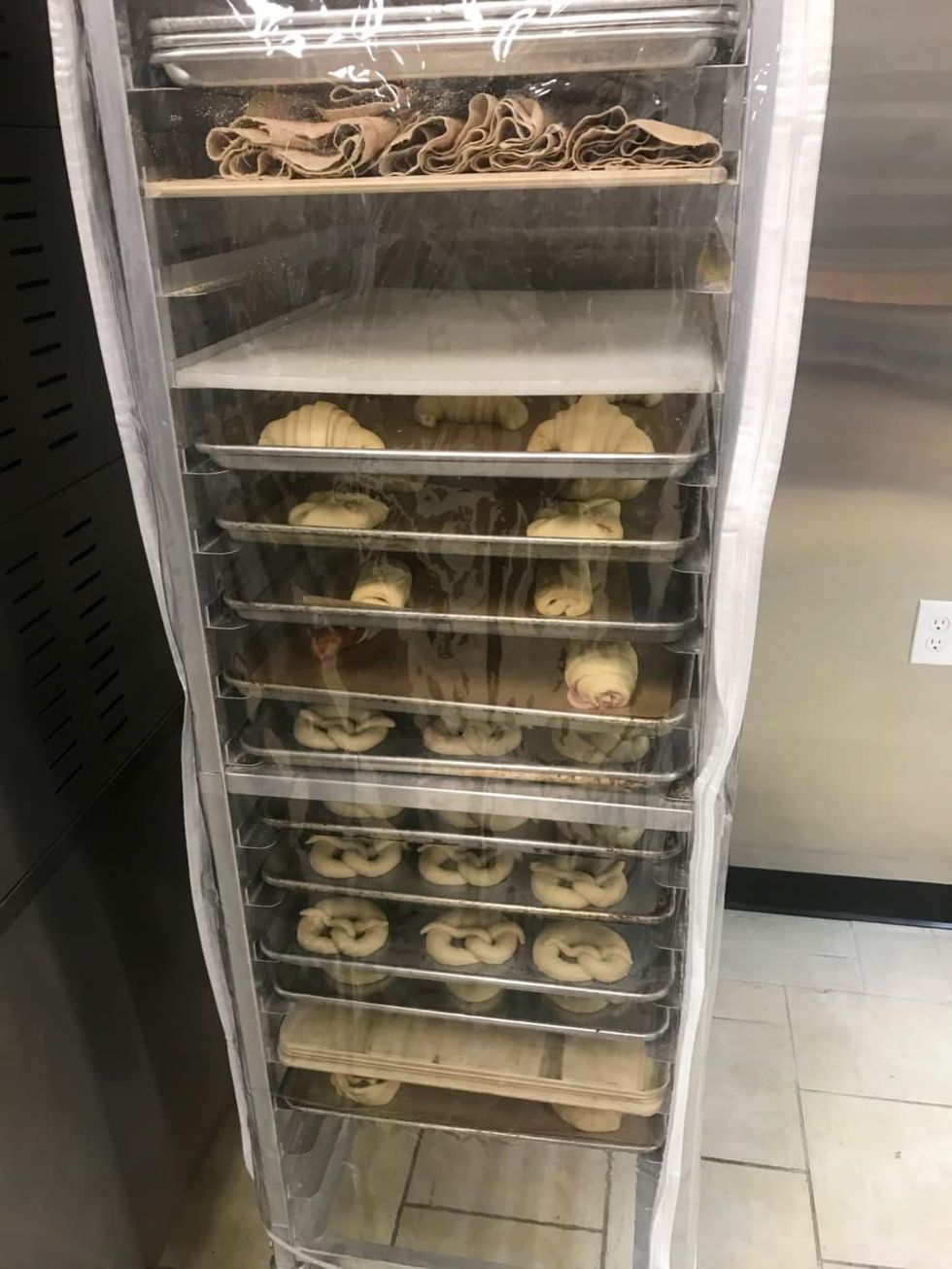 Cake and Bacon proof rack