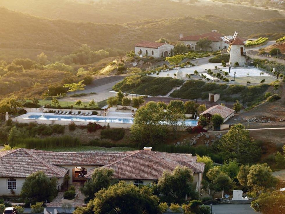 Cal-A-Vie Spa aerial