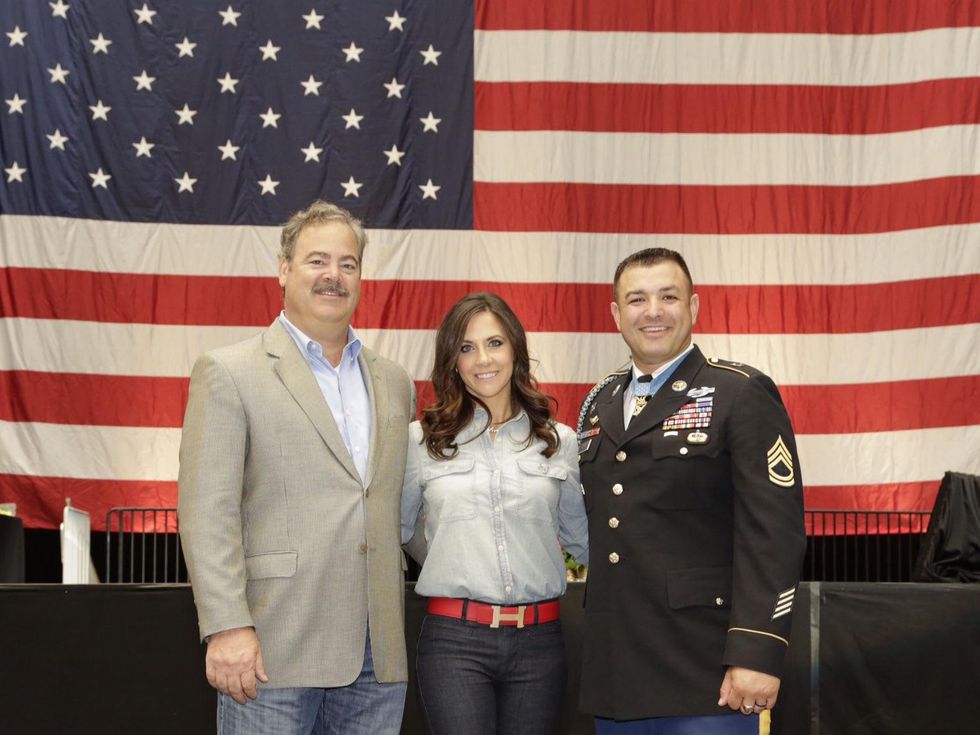 Cal McNair, Hannah McNair, Leroy Petry