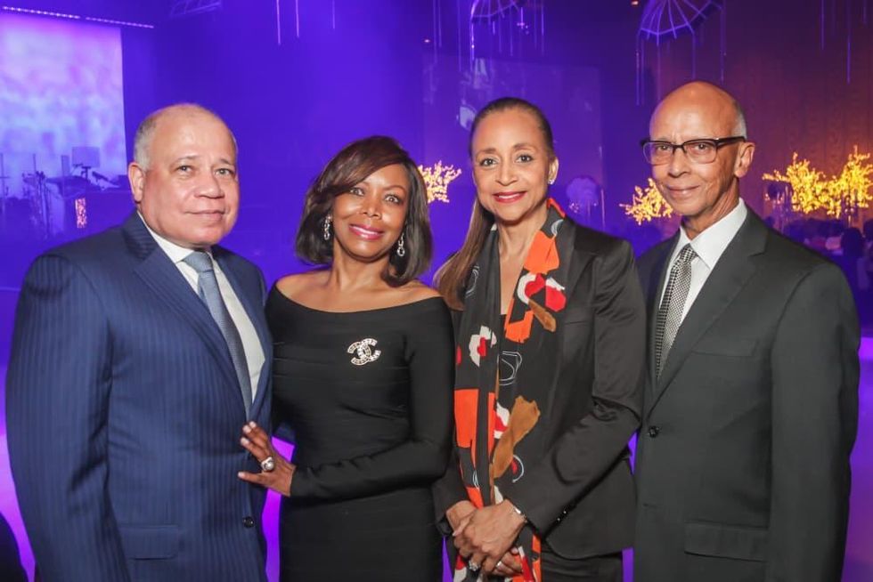 CAMAC 30th anny gala, Jan. 2016, Dr. John Clemmons, Lora Clemmons, Cheryl Creuzot, Percy Creuzot