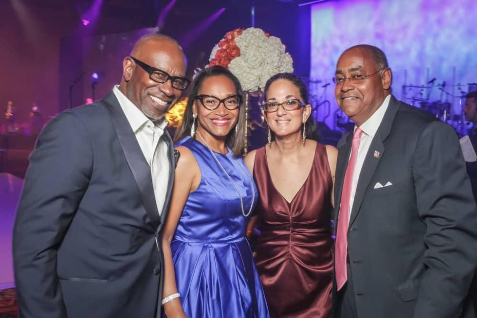 CAMAC 30th anny gala, Jan. 2016, Gerald Smith, Anita Smith, Licia Green Ellis, State Sen. Rodney Ellis