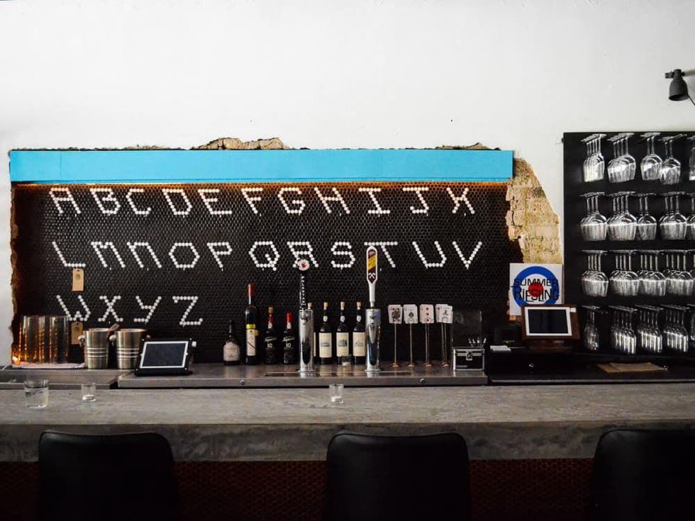 Camerata Houston wine bar July 2013 bar