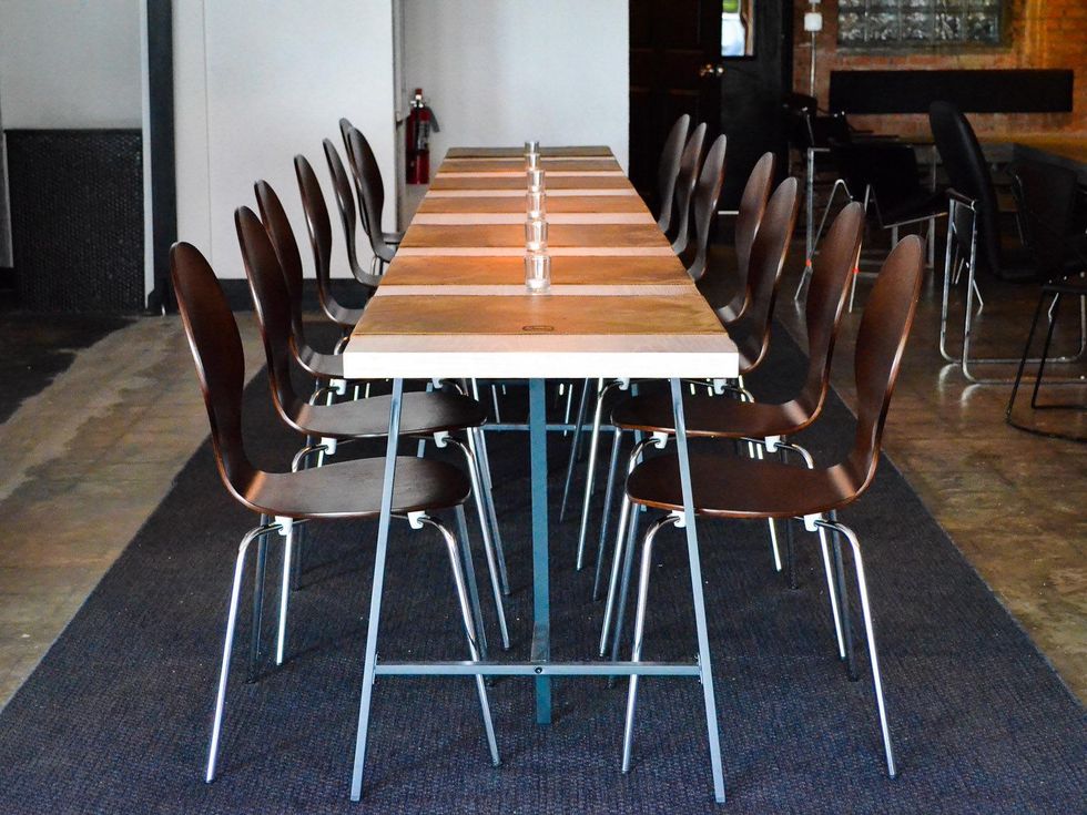 Camerata Houston wine bar July 2013 community table