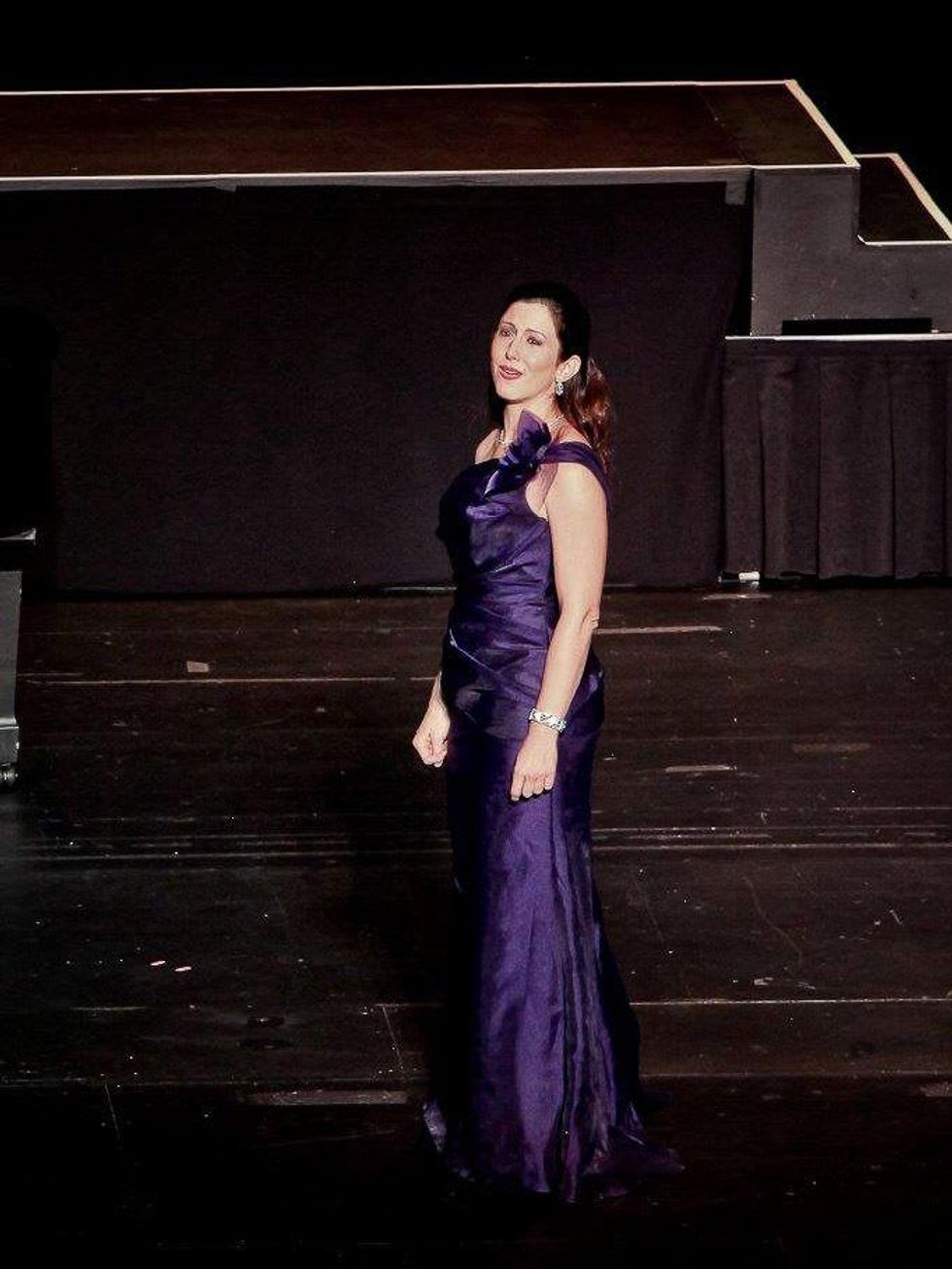 Camille Zamora at Bering Omega's Sing for Hope