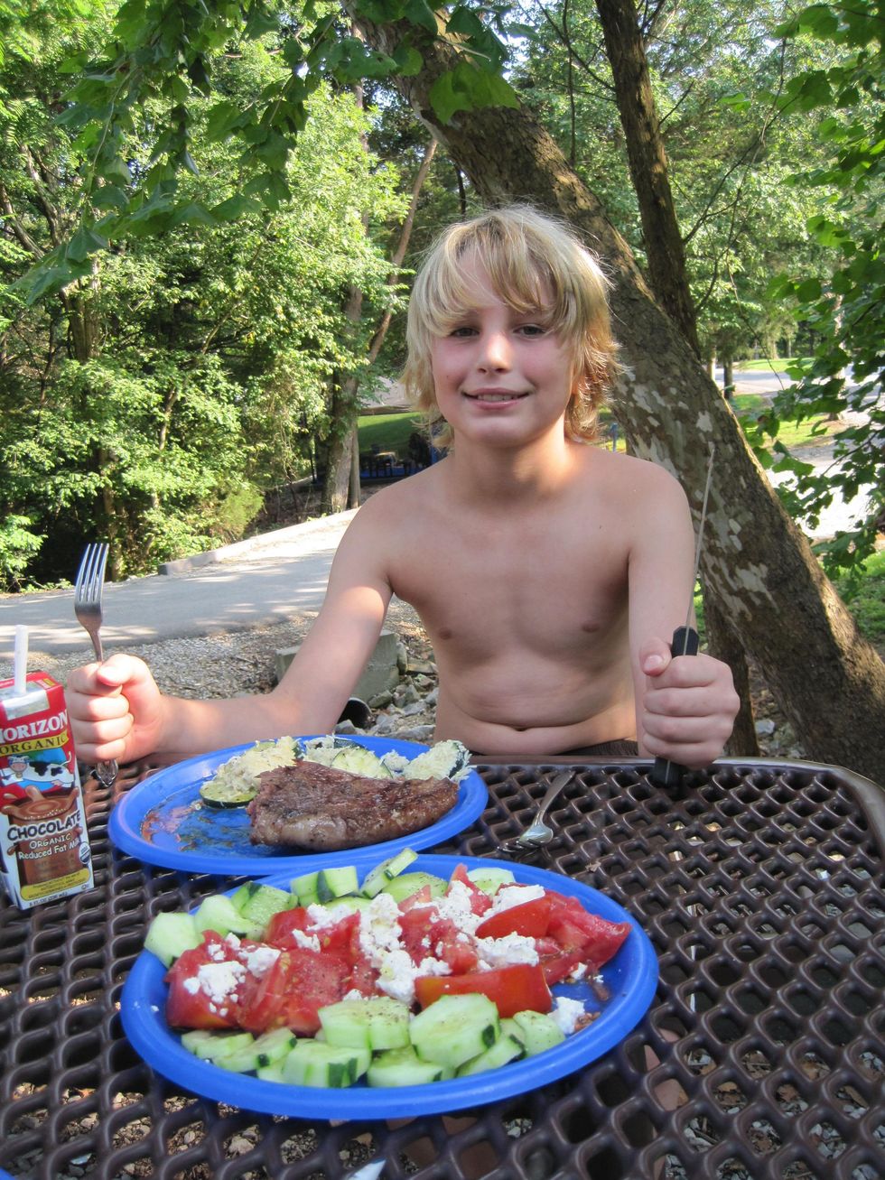 Camping in Kentucky on family road trip