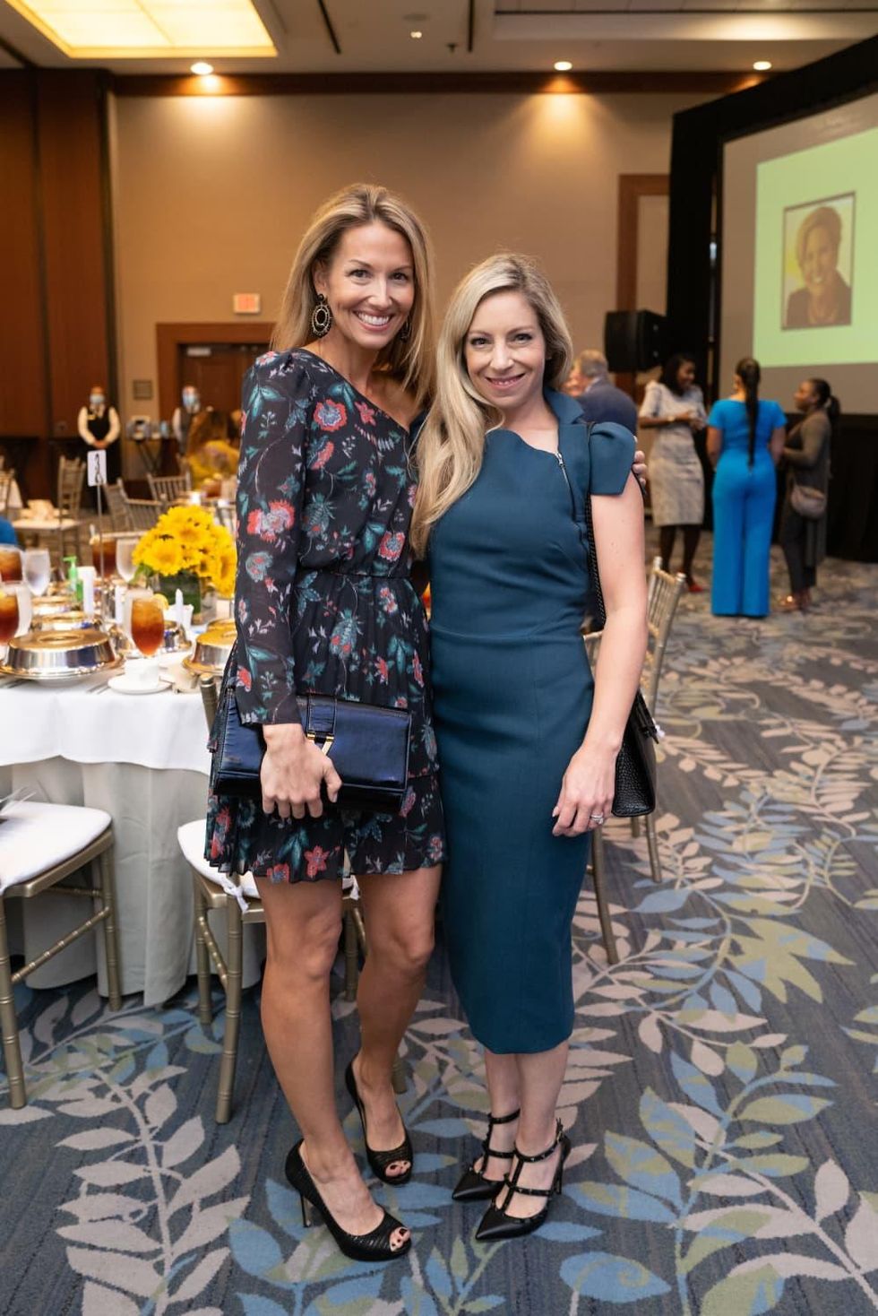 CanCare Houston luncheon 2021 Abby Spinn, Julie Bihlet