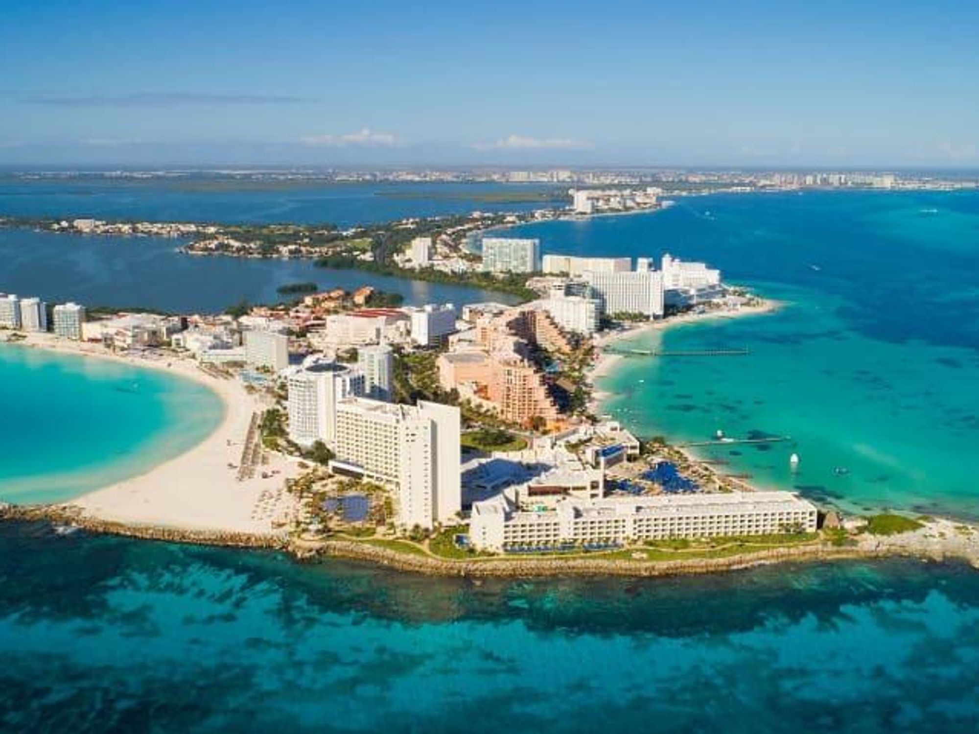 Cancun beach coast shore