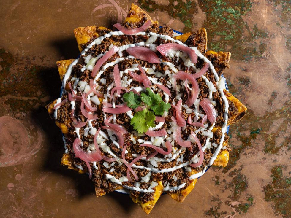 Candente brisket nachos