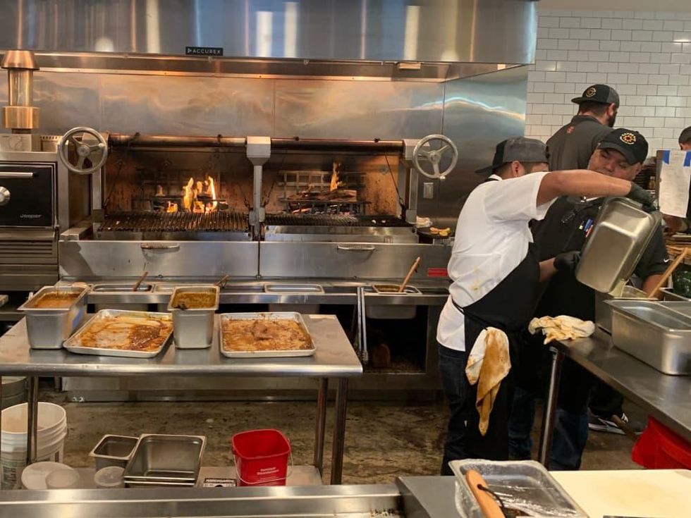 Candente Tex-Mex wood burning grill