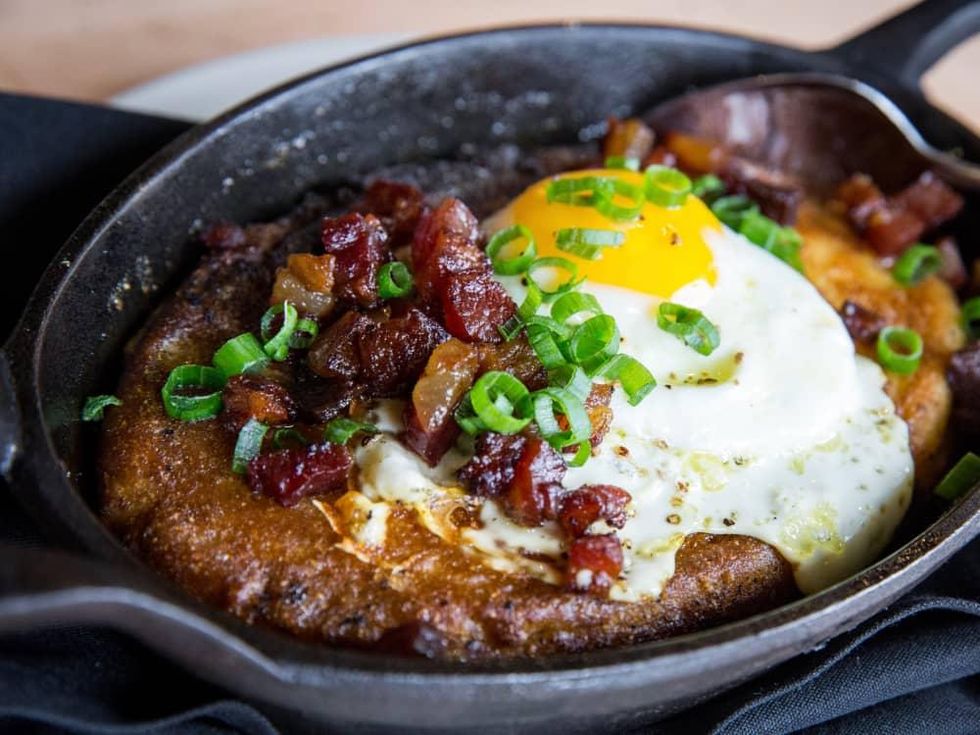 Cane Rosso brunch savory hoecake